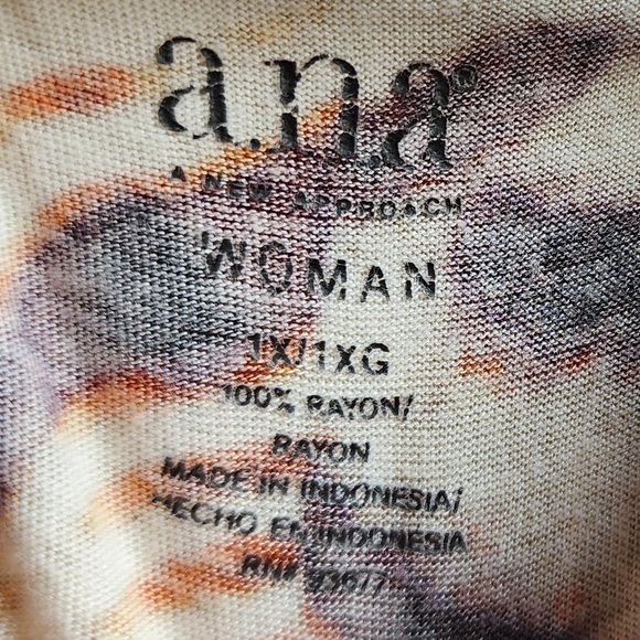 a.n.a Woman Animal Print Halter Tank Top Size 1X - Picture 7 of 16